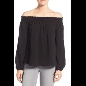 Chelsea28 Off The Shoulder Top - Black - Medium